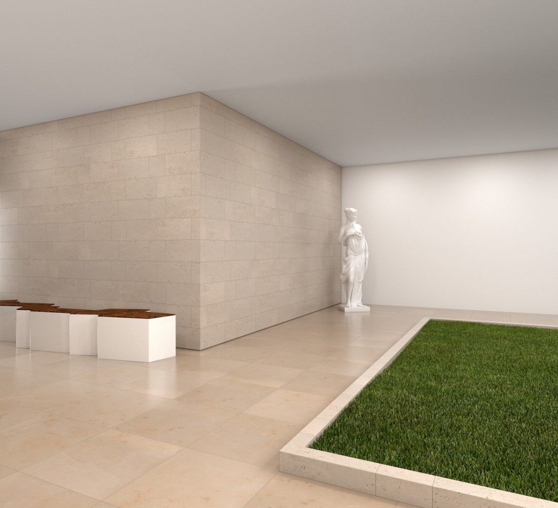 Floor: Ataja Creme | Wall: Moca Creme FC